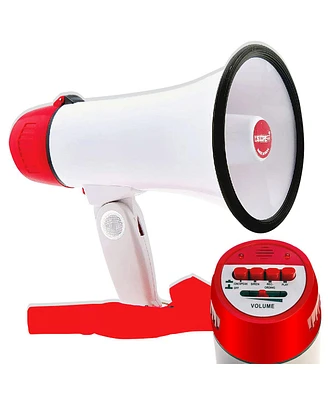 5 Core Megaphone Bullhorn Speaker 30W Mini Bull Horn Battery Power Cheer Megafono 800 Feet Range Loudspeaker 6R