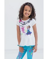 Encanto Mirabel Girls T-Shirt Dress and Leggings Outfit Set