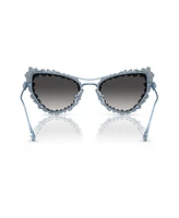 Swarovski Women's Gradient Sunglasses with Crystals clip-on, SK7011