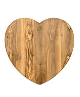 Berard 28 cm Heart Shaped Olivewood Board