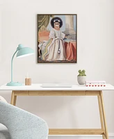 Madison Park Pet Portrait Kitty Queen Charlotte Framed Canvas Wall Art