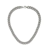Chisel Stainless Steel 23.5 inch Curb Chain Necklace