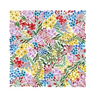 Jessie Zhao New York Silk Scarf of Blooms