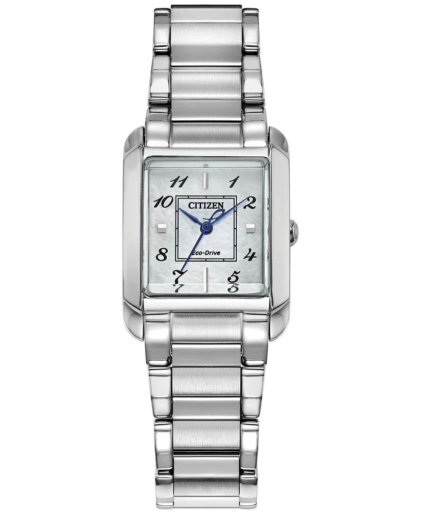 Citizen Eco-Drive Women's Bianca Stainless Steel Bracelet Watch 28mm