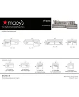 Pherie Fabric Sectional Collection Created For Macys