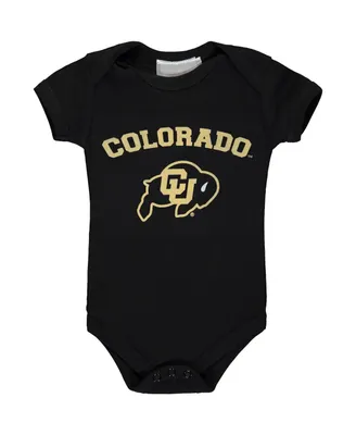 Infant Boys and Girls Black Colorado Buffaloes Arch & Logo Bodysuit