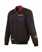 Men's Jh Design Black Denver Nuggets 2023/24 City Edition Nylon Full-Zip Bomber Jacket