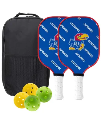 Kansas Jayhawks Pickleball Paddle Set