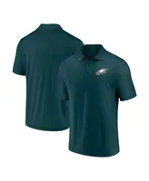 Men's Fanatics Midnight Green Philadelphia Eagles Component Polo Shirt