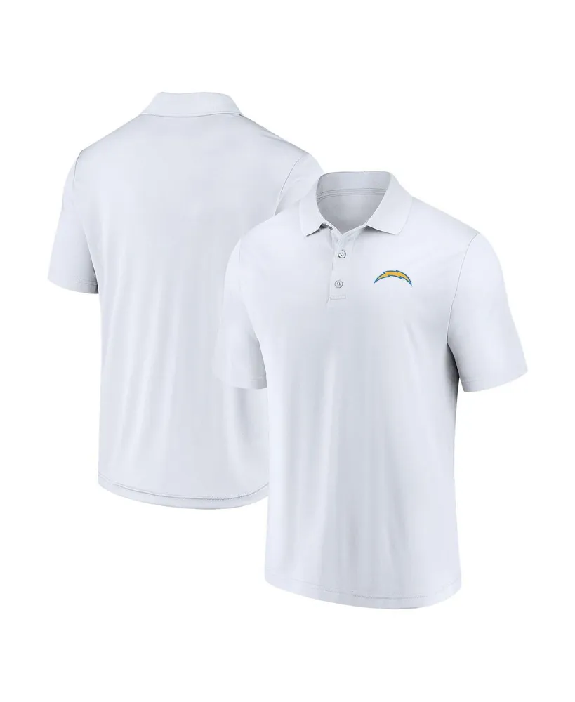 Men's Fanatics White Los Angeles Chargers Component Polo Shirt