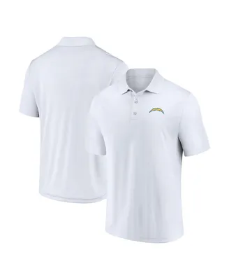 Men's Fanatics White Los Angeles Chargers Component Polo Shirt