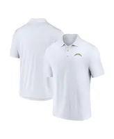 Men's Fanatics White Los Angeles Chargers Component Polo Shirt