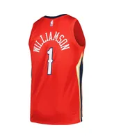 Men's Jordan Zion Williamson Red New Orleans Pelicans Swingman Player Jersey