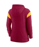 Women's Nike Burgundy, Gold Washington Commanders Monaco Lightweight Full-Zip Hoodie