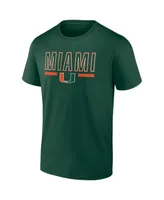 Men's Profile Green Miami Hurricanes Big and Tall Team T-shirt