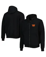 Men's Dunbrooke Black Washington Commanders Craftsman Thermal-Lined Full-Zip Hoodie