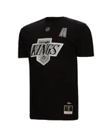 Men's Mitchell & Ness Luc Robitaille Black Los Angeles Kings Name and Number T-shirt