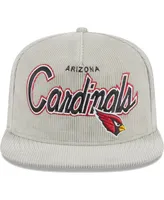 Men's New Era Gray Arizona Cardinals Super Bowl Xliii Cord Golfer Snapback Hat