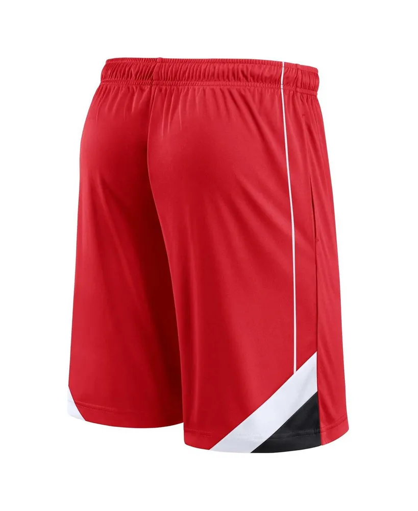 Men's Fanatics Red Chicago Bulls Slice Shorts