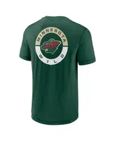 Men's Fanatics Green Minnesota Wild High Stick T-shirt