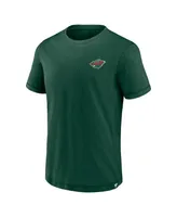 Men's Fanatics Green Minnesota Wild High Stick T-shirt