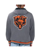 Men's G-iii Sports by Carl Banks Navy, Orange Chicago Bears Commemorative Reversible Full-Zip Jacket