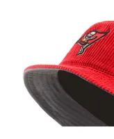 Men's '47 Brand Red Tampa Bay Buccaneers Thick Cord Bucket Hat