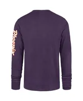 Men's '47 Brand Purple Phoenix Suns 2023/24 City Edition Triplet Franklin Long Sleeve T-shirt