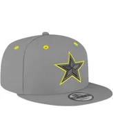 Men's New Era Graphite Dallas Cowboys Volt 9FIFTY Snapback Hat