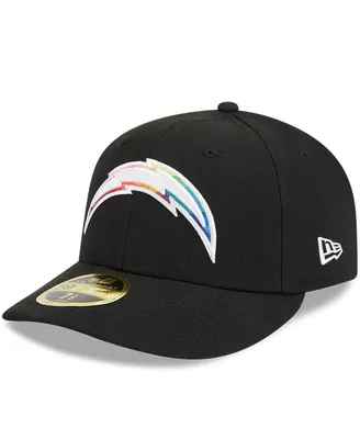 Men's New Era Black Los Angeles Chargers 2023 Nfl Crucial Catch Low Profile 59FIFTY Fitted Hat