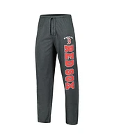 Men's Concepts Sport Charcoal, Navy Boston Red Sox Meter T-shirt and Pants Sleep Set