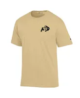 Men's Champion Gold Colorado Buffaloes Team Stack 2-Hit T-shirt