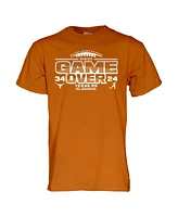 Men's Blue 84 Texas Orange Longhorns vs. Alabama Crimson Tide 2023 Football Score T-shirt