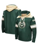 Men's Colosseum Green Colorado State Rams 2.0 Lace-Up Pullover Hoodie