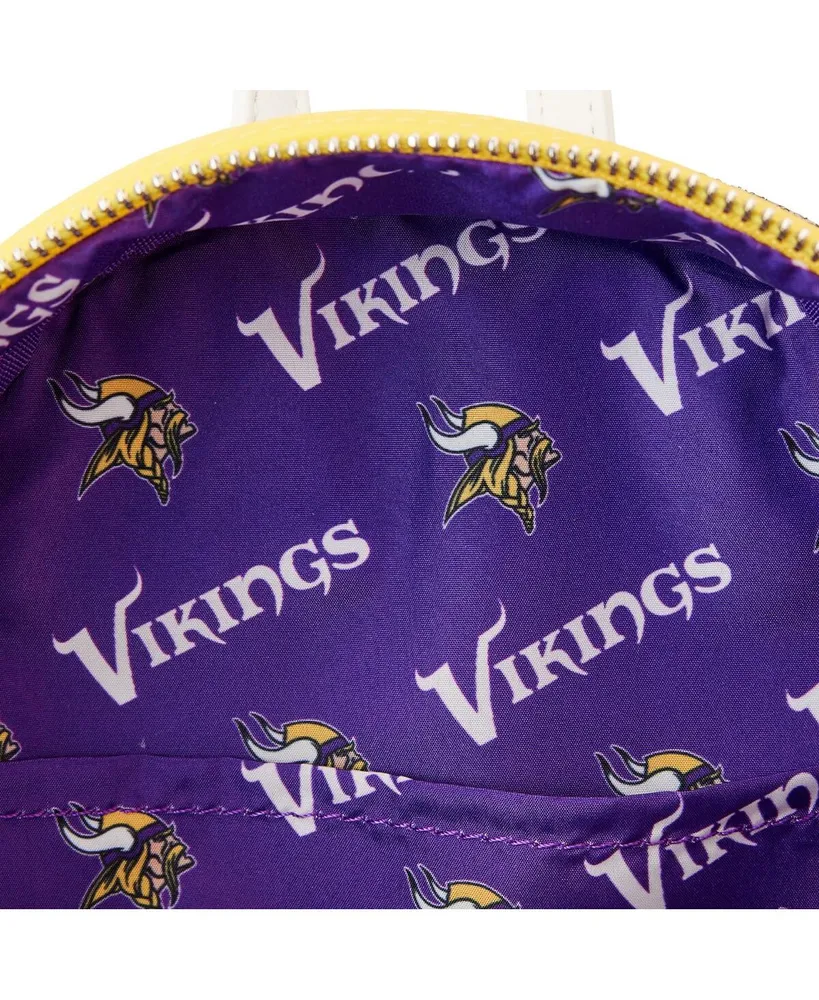 Men's and Women's Loungefly Minnesota Vikings Sequin Mini Backpack