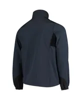 Men's Dunbrooke Navy Denver Broncos Circle Softshell Fleece Full-Zip Jacket