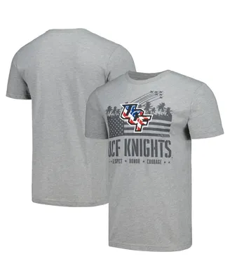 Men's Heather Gray Ucf Knights Fly Over T-shirt