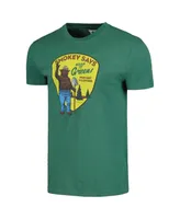 Men's American Needle Green Distressed Smokey the Bear Brass Tacks T-shirt