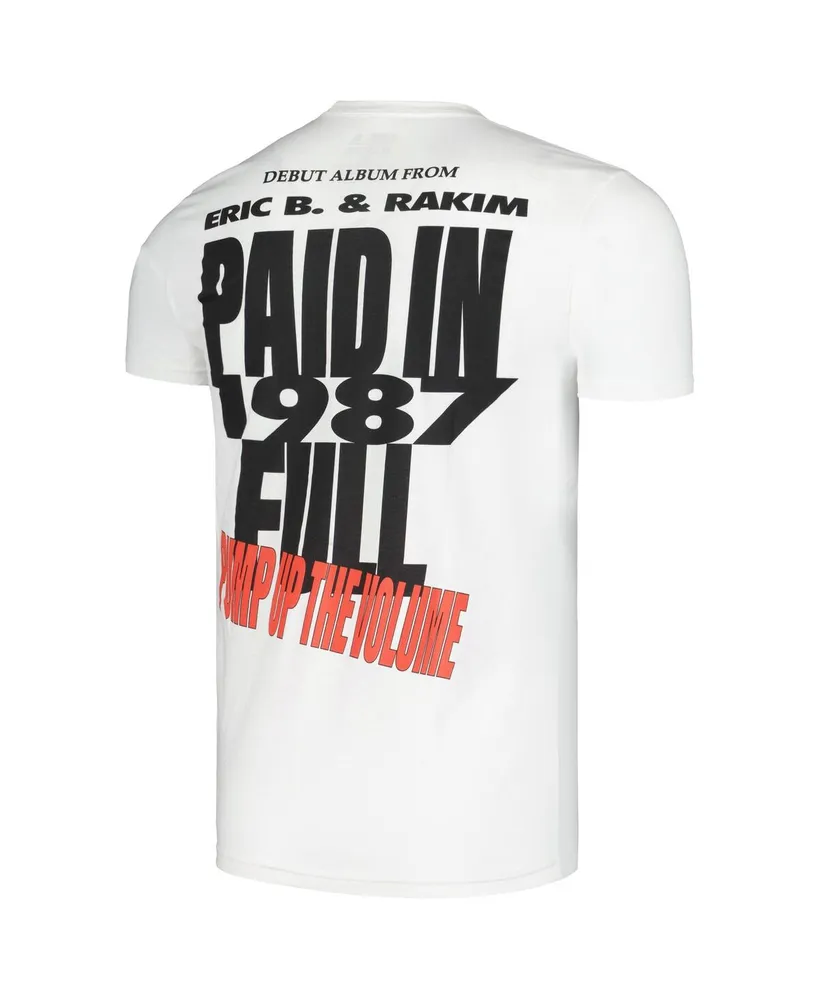 Men's White Eric B. & Rakim Paid Full T-shirt