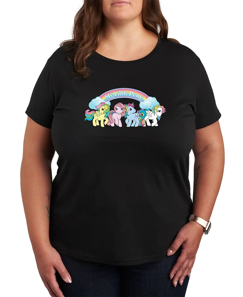Hybrid Apparel Trendy Plus Size My Little Pony Graphic T-shirt