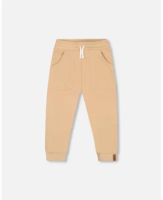 Boy French Terry Pant Beige