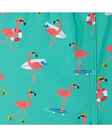 Andy & Evan Toddler Boys Toddler/Child Flamingo Surf Skate Boardshort