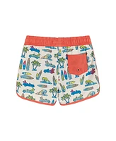 Toddler/Child Boys Car & Surfboard Print Board short