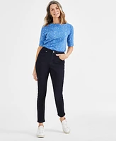 Style & Co Petite Mid-Rise Curvy Skinny Jeans, Created for Macy's