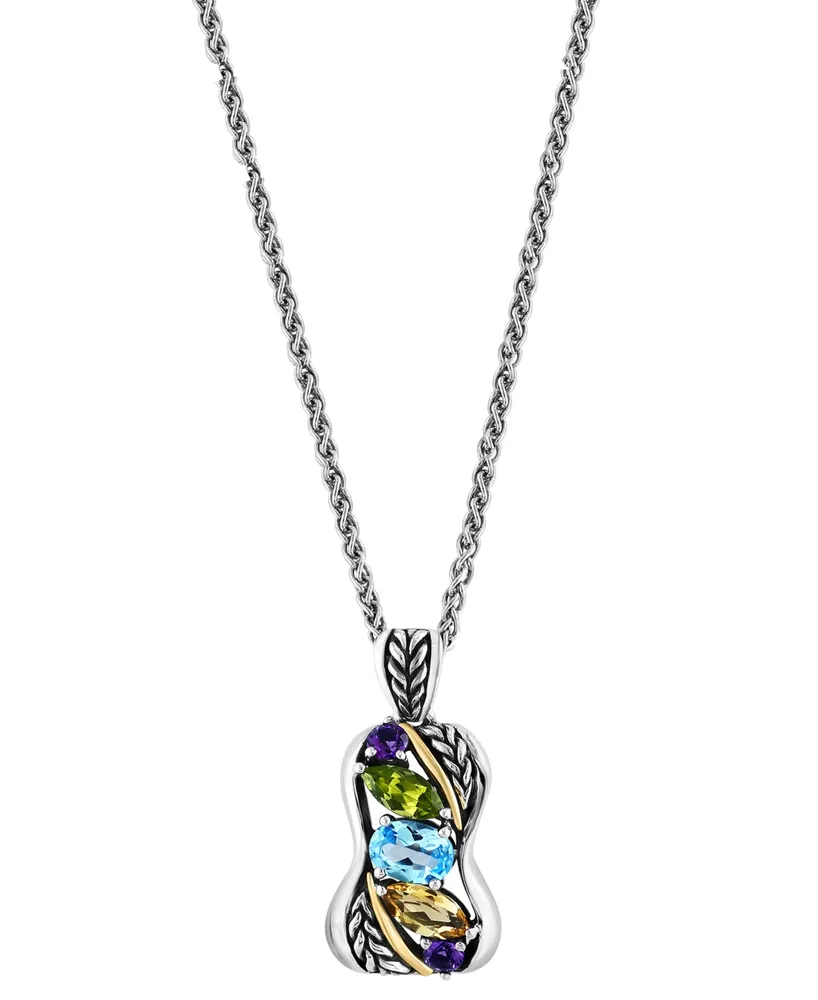 Effy Nature 14K Yellow Gold Multi Gemstone & Diamond Fish Pendant, 0.8 –  effyjewelry.com