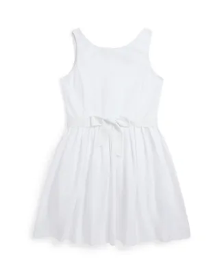 Polo Ralph Lauren Big Girls Ottoman-Ribbed Cotton Dress