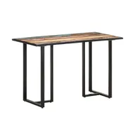 Dining Table 47.2" Solid Reclaimed Wood