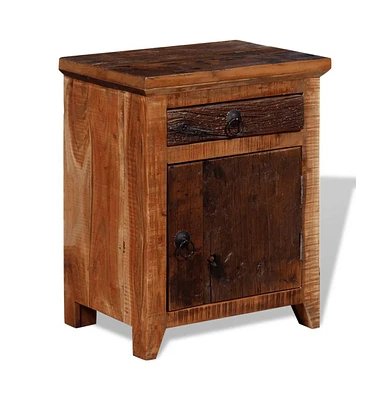 Nightstand Solid Acacia Reclaimed Wood