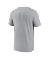 Men's Nike Heather Gray Tampa Bay Rays Legend T-shirt