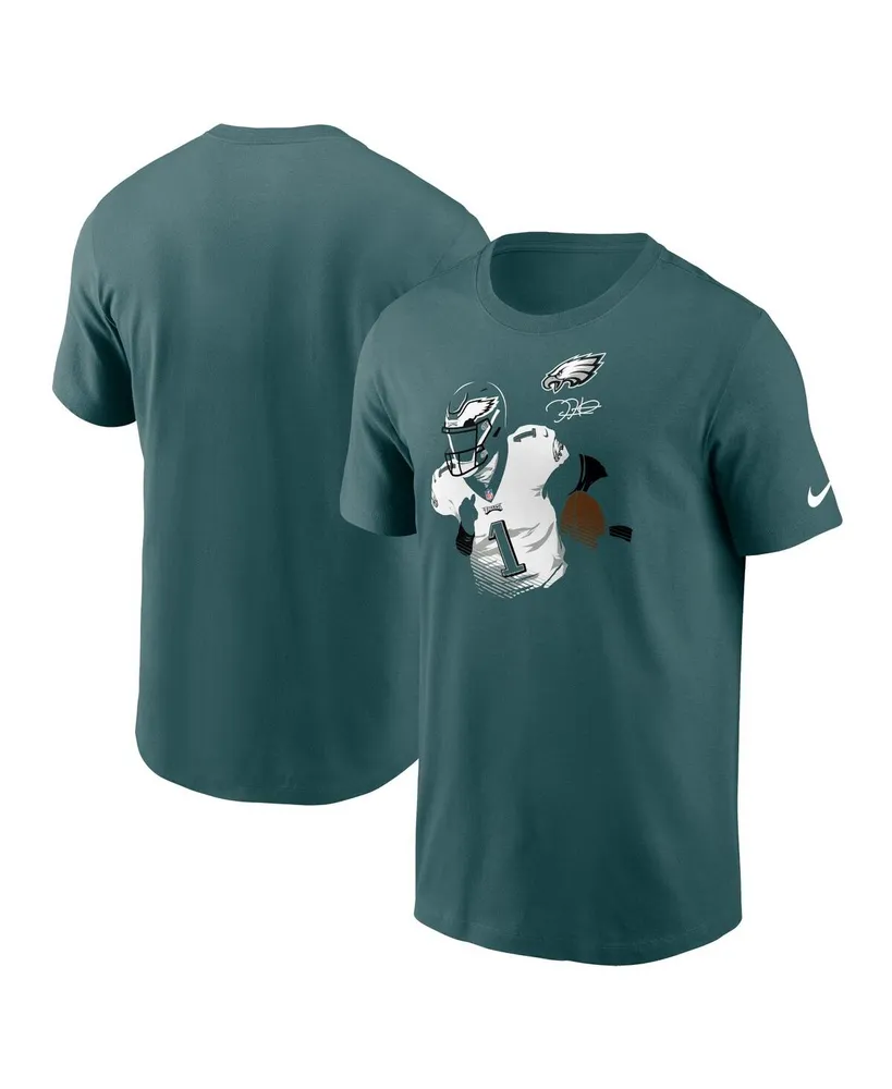Men's Nike Jalen Hurts Midnight Green Philadelphia Eagles Player Graphic T-shirt